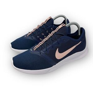 Nike Viale Tech Racer Running Shoes Navy Pink AT4345 400 Women’s Size 9.5